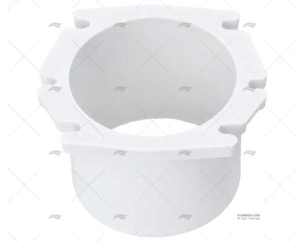 TUBO PARA REJILLA ABS BLANCA
