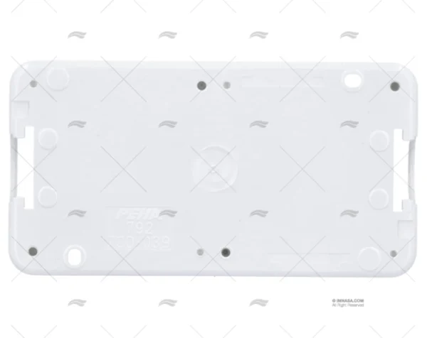 ZOCALO 37mm BLANCO 2 ELEMENTOS