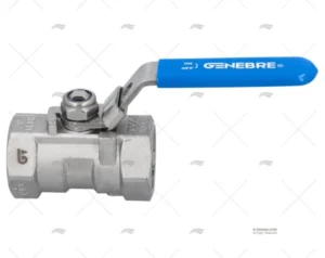 GRIFO INOX ASIENTO PTFE CON BLOCK 1"