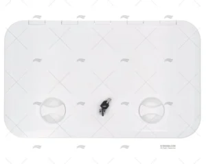 TAPA 360x600mm BLANCA C/LLAVE