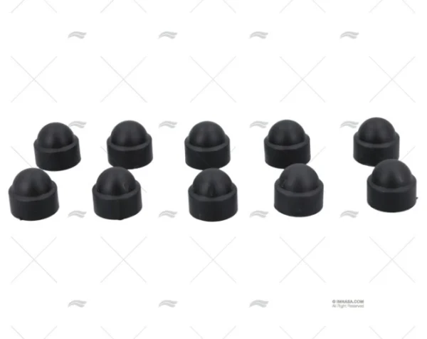 TAPON TAPA TORNILLO M12 NEGRO (PACK-10)