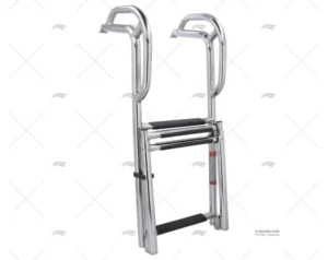 ESCALERA 4 PELD. EXTRAIBLE AGARRADEROS