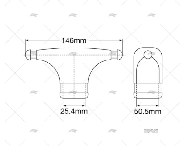 PROTECTOR CRUCETAS 6mm CABLE