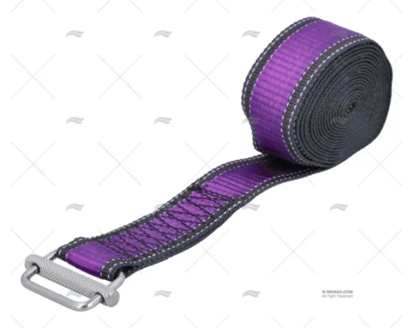 CINCHA 25mm 3,0MT LILA-N HEBILLA GRIP