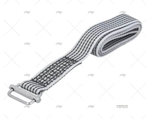 CINCHA 40mm 1,5MT GRIS-N HEBILLA GRIP