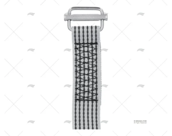 CINCHA 40mm 1,5MT GRIS-N HEBILLA GRIP