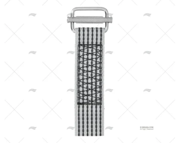 CINCHA 40mm 2,5MT GRIS-N HEBILLA GRIP