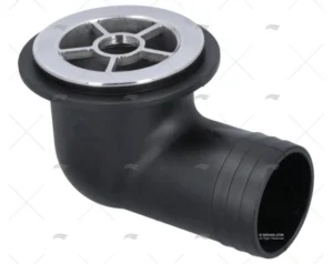 DESAGUE CODO 51mm PVC/INOX 316 MARINE TOWN