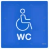 SEÑAL DE WC PARA DISCAPACITADOS IMNASA