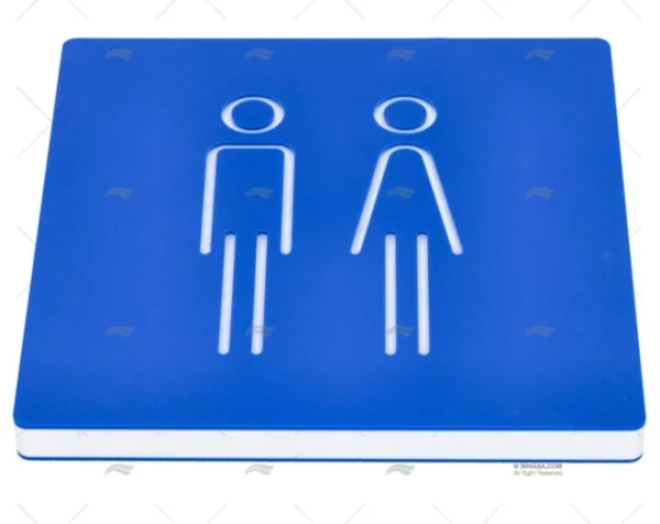 SEÑAL DE WC PARA HOMBRES Y MUJERES IMNASA