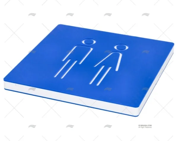 SEÑAL DE WC PARA HOMBRES Y MUJERES IMNASA