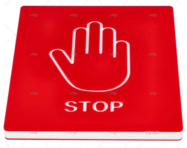 SEÑAL NO PASAR - STOP CON LETRAS IMNASA