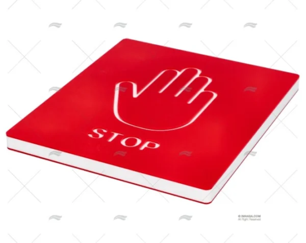 SEÑAL NO PASAR - STOP CON LETRAS IMNASA